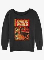 Jurassic Park Dino-Mite Tales Womens Slouchy Sweatshirt