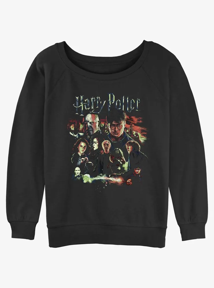 Harry Potter Hogwarts Club Womens Slouchy Sweatshirt