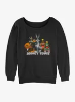 Looney Tunes Crew Womens Slouchy Sweatshirt