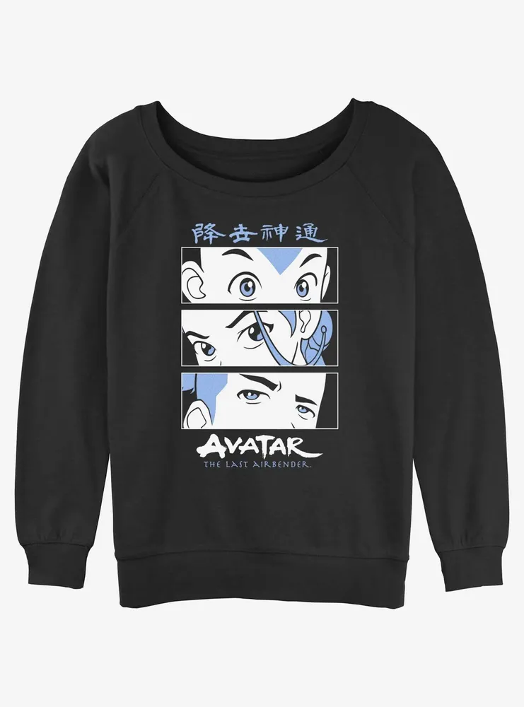 Avatar: The Last Airbender Heroes Womens Slouchy Sweatshirt