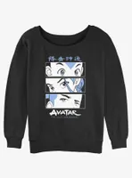 Avatar: The Last Airbender Heroes Womens Slouchy Sweatshirt