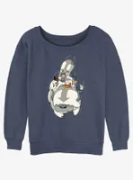 Avatar: The Last Airbender Chibi Crew Womens Slouchy Sweatshirt