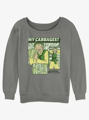 Avatar: The Last Airbender My Cabbages Womens Slouchy Sweatshirt