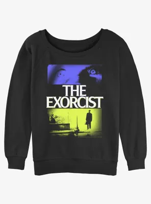 The Exorcist Pop Poster Womens Slouchy Sweatshirt