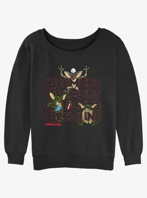 Gremlins Gremlin Crawl Womens Slouchy Sweatshirt