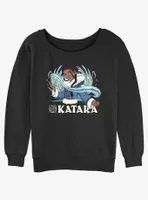 Avatar: The Last Airbender Waterbender Katara Womens Slouchy Sweatshirt