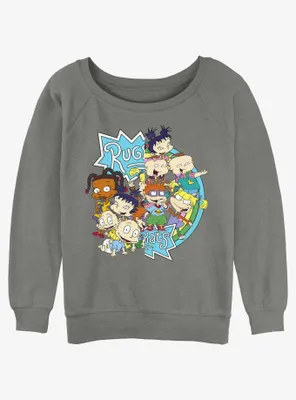 Rugrats Baby Gang Womens Slouchy Sweatshirt