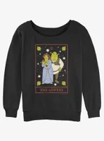 Shrek The Lovers Tarot Card Womens Slouchy Sweatshirt