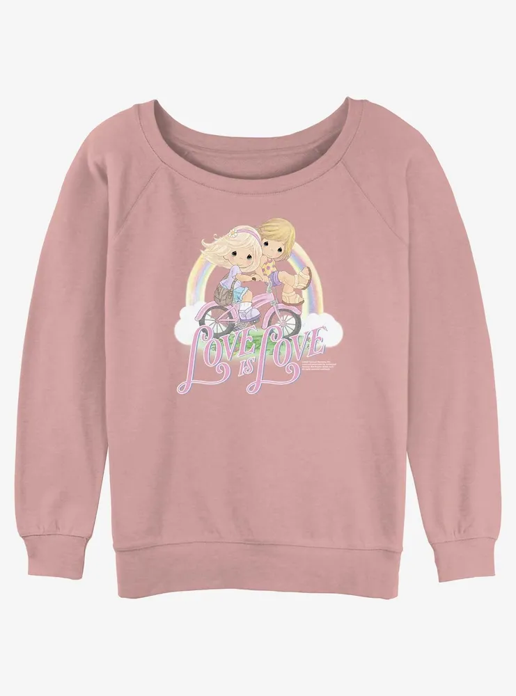 Peanuts Love & Light Girls Slouchy Sweatshirt - PINK