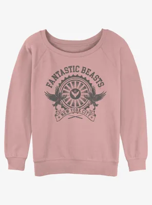 Fantastic Beasts and Where to Find Them Crest Womens Slouchy Sweatshirt