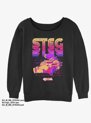 Steven Universe V Wave Steg Womens Slouchy Sweatshirt