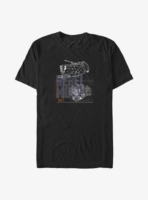 Rebel Moon Ships Logo Big & Tall T-Shirt