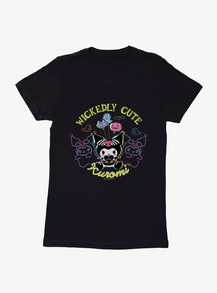 Kuromi Wickedly Cute Womens T-Shirt