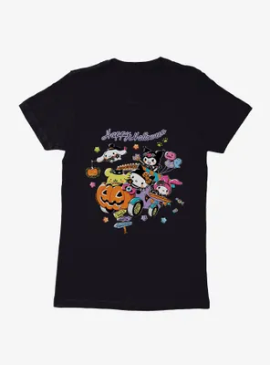 Hello Kitty And Friends Trick Or Treat Ride Womens T-Shirt