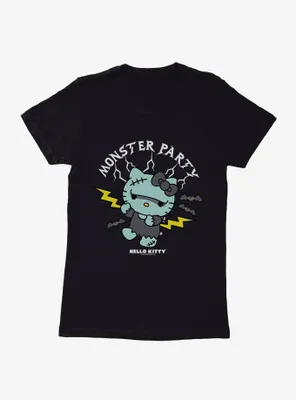 Hello Kitty Monster Party Frankenstein Womens T-Shirt