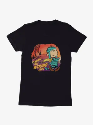Peanuts Linus All Wound Up Womens T-Shirt