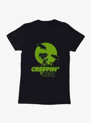 Peanuts Creepin' It Real Womens T-Shirt