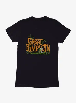 Peanuts Great Pumpkin Womens T-Shirt
