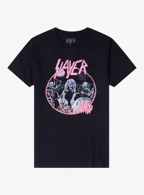 Slayer Live Undead Pastel Boyfriend Fit Girls T-Shirt