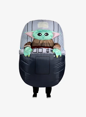 Star Wars The Mandalorian Grogu in Pram Inflatable Adult Costume