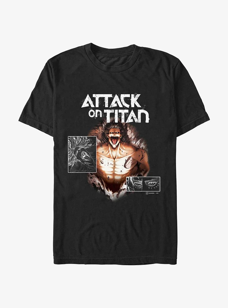 Attack On Titan Eren Yeager Negative T-Shirt