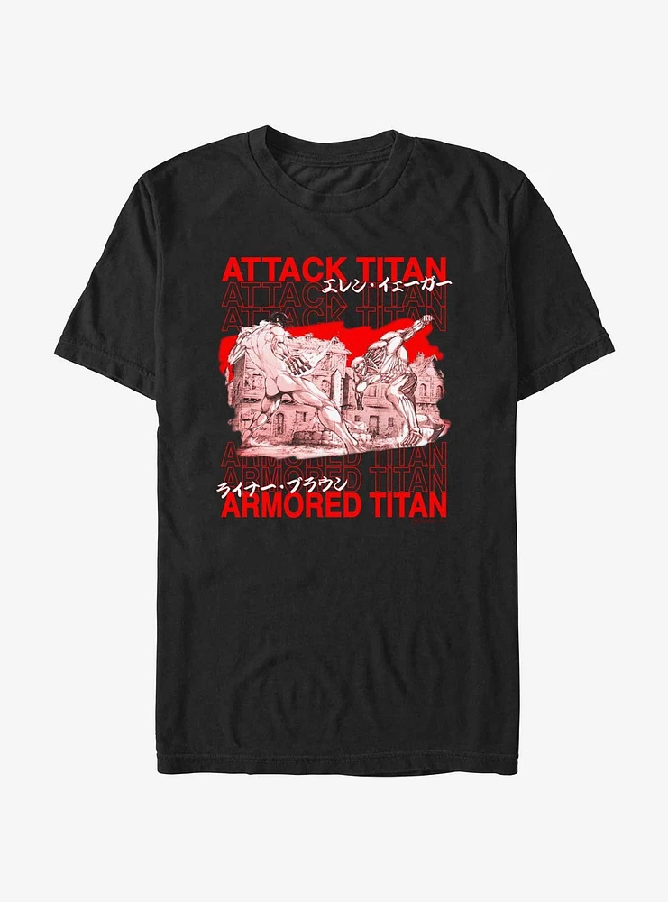 Attack On Titan Vs Armored T-Shirt