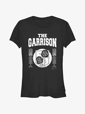 Attack On Titan The Garrison Jersey Girls T-Shirt