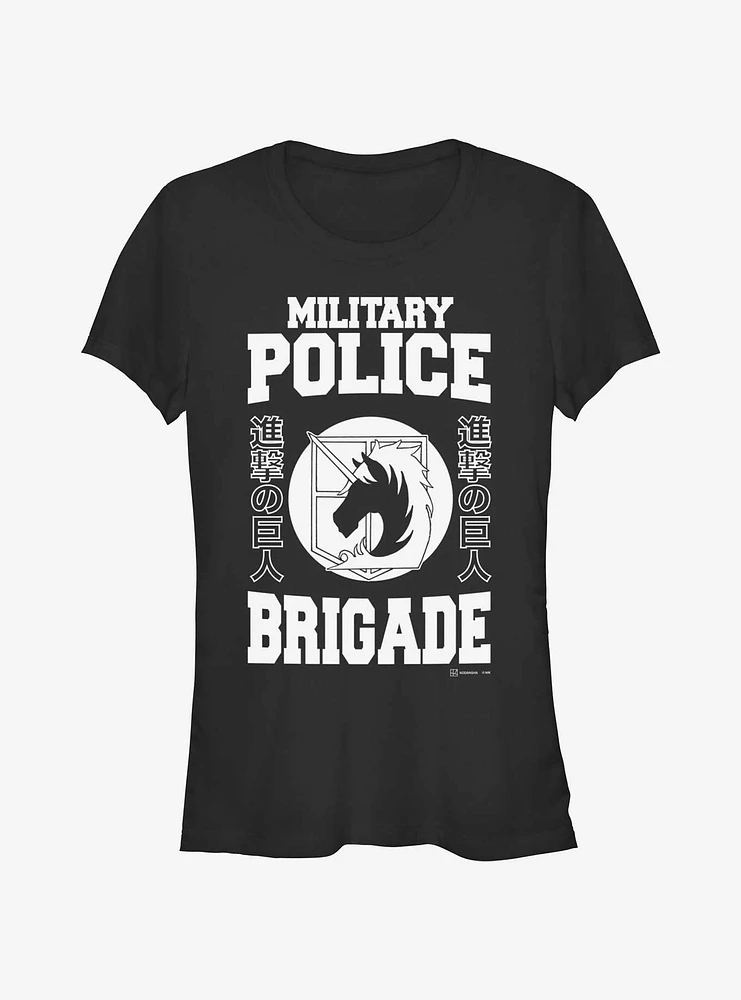 Attack On Titan Military Police Brigade Jersey Girls T-Shirt