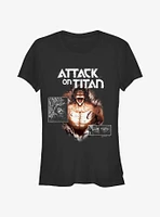Attack On Titan Eren Yeager Negative Girls T-Shirt