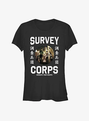 Attack On Titan Survey Corps Centric Girls T-Shirt