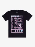 Kuromi Arcade Boyfriend Fit Girls T-Shirt
