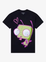 Invader Zim GIR Front & Back Boyfriend Fit T-Shirt