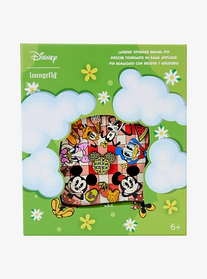 Loungefly Disney Mickey Mouse Perfect Picnic Limited Edition Enamel Pin