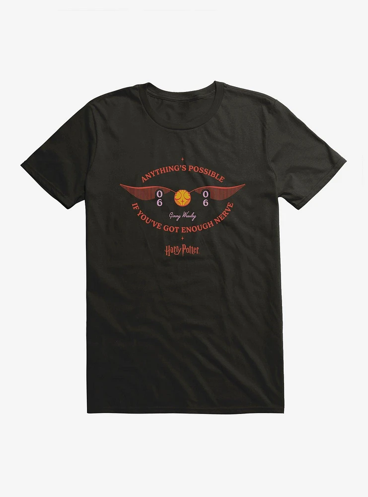 Harry Potter Anything's Possible Golden Snitch T-Shirt