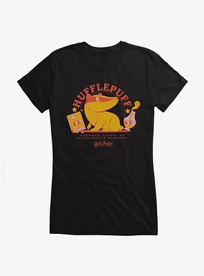 Harry Potter Hufflepuff Badger Chibi Girls T-Shirt