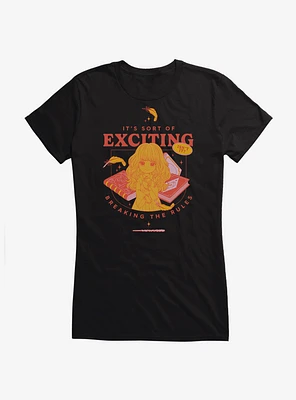 Harry Potter Exciting Breaking Rules Hermione Girls T-Shirt