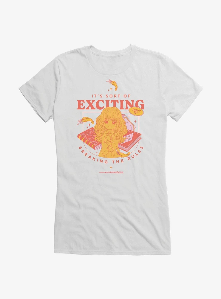 Harry Potter Exciting Breaking Rules Hermione Girls T-Shirt