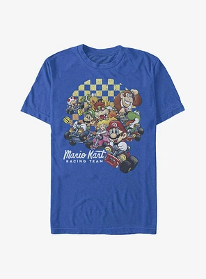 Mario Checkered Kartin' Extra Soft T-Shirt
