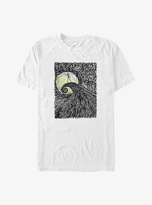 Disney The Nightmare Before Christmas Jack Skellington On Spiral Hill Extra Soft T-Shirt