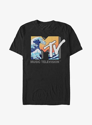 MTV Ocean Waves Logo Extra Soft T-Shirt