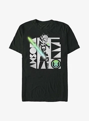 Star Wars: The Clone Wars Ahsoka Lightsaber Extra Soft T-Shirt