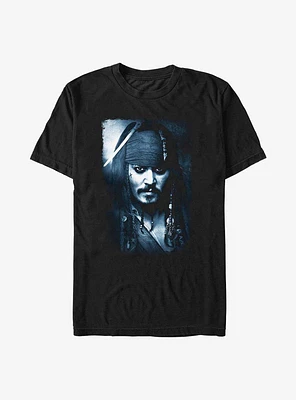 Disney Pirates Of The Caribbean Captain Jack Sparrow Poster Extra Soft T-Shirt