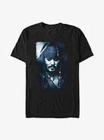 Disney Pirates Of The Caribbean Captain Jack Sparrow Poster Extra Soft T-Shirt