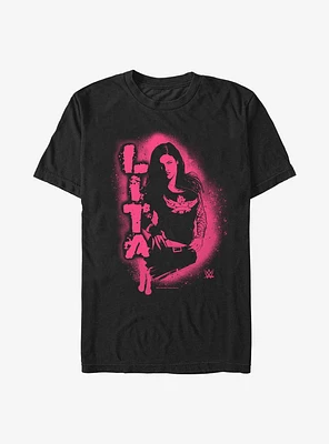 WWE Stencil Lita Extra Soft T-Shirt