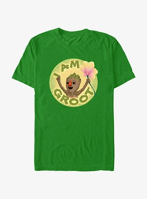 Marvel Guardians Of The Galaxy Groot With Flower T-Shirt