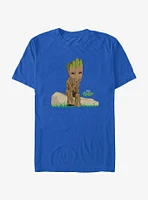 Marvel Guardians Of The Galaxy Groot Thinking T-Shirt