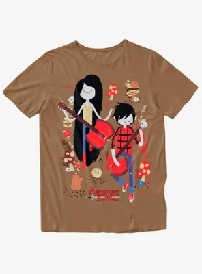 Adventure Time Marceline & Marshall Lee Fall Boyfriend Fit Girls T-Shirt