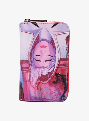 Loungefly Marvel Spider-Man: Across The Spider-Verse Spider-Gwen Zipper Wallet