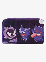 Loungefly Pokémon Gastly Evolutions Zipper Wallet