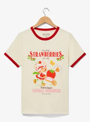Strawberry Shortcake Natural Sweetness Women's Ringer T-Shirt — BoxLunch Exclusive